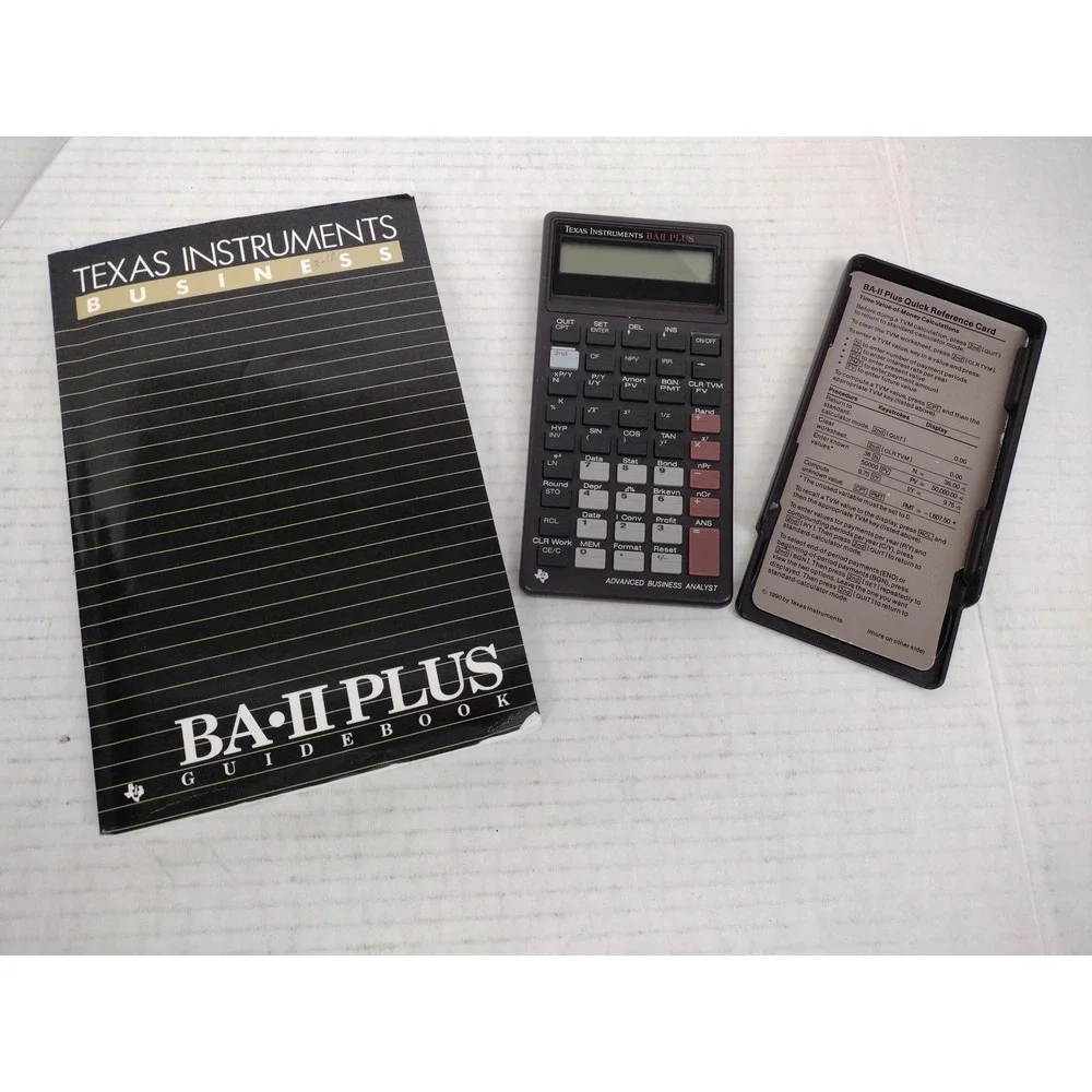 Texas Instruments BAII Plus Professional Advanced Business Analyst Calculator - Picture 8 of 10